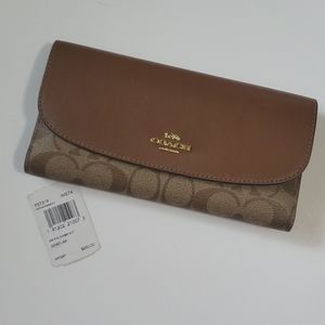 Coach Checkbook Wallet